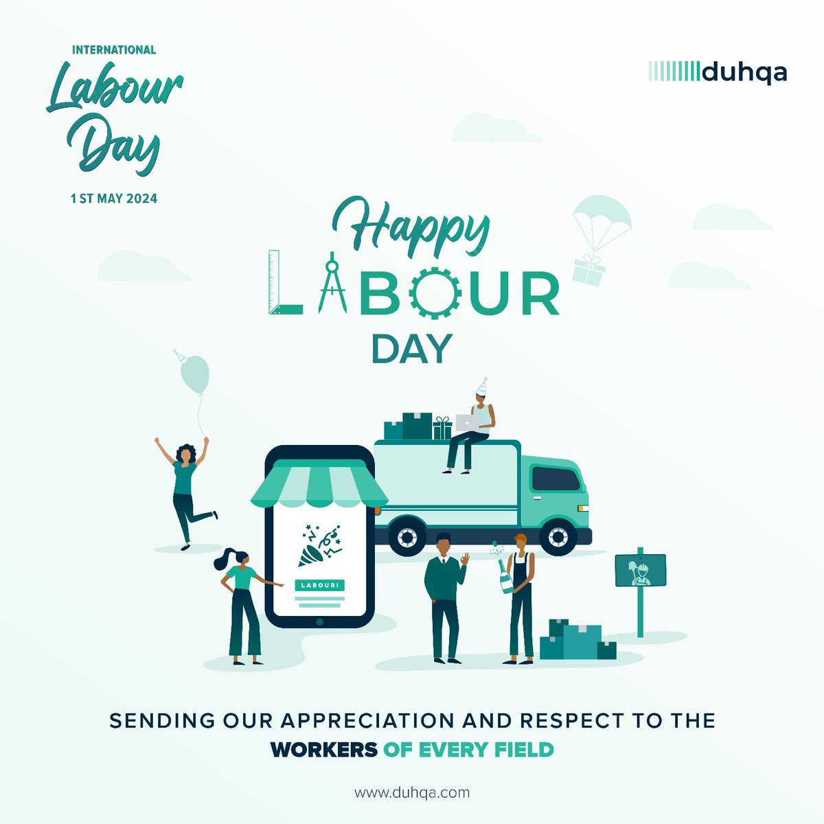 On this Labor Day, to all workers! 
Take a moment to be proud of your contributions to society and be assured that it doesn’t go without notice. 
“May your rights be protected, your voices heard, and your labor valued not just today but everyday. Happy Labor Day!”