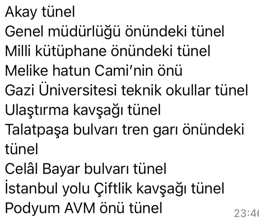 Sevgili takipçiler yolda olan ve bu güzergahları kullanacak sürücüler alternatif güzergahları kullansınlar , bu geçişlerden gelen ihbarlara göre su baskınları yaşandı. Ekipler çalışıyor. 23:44