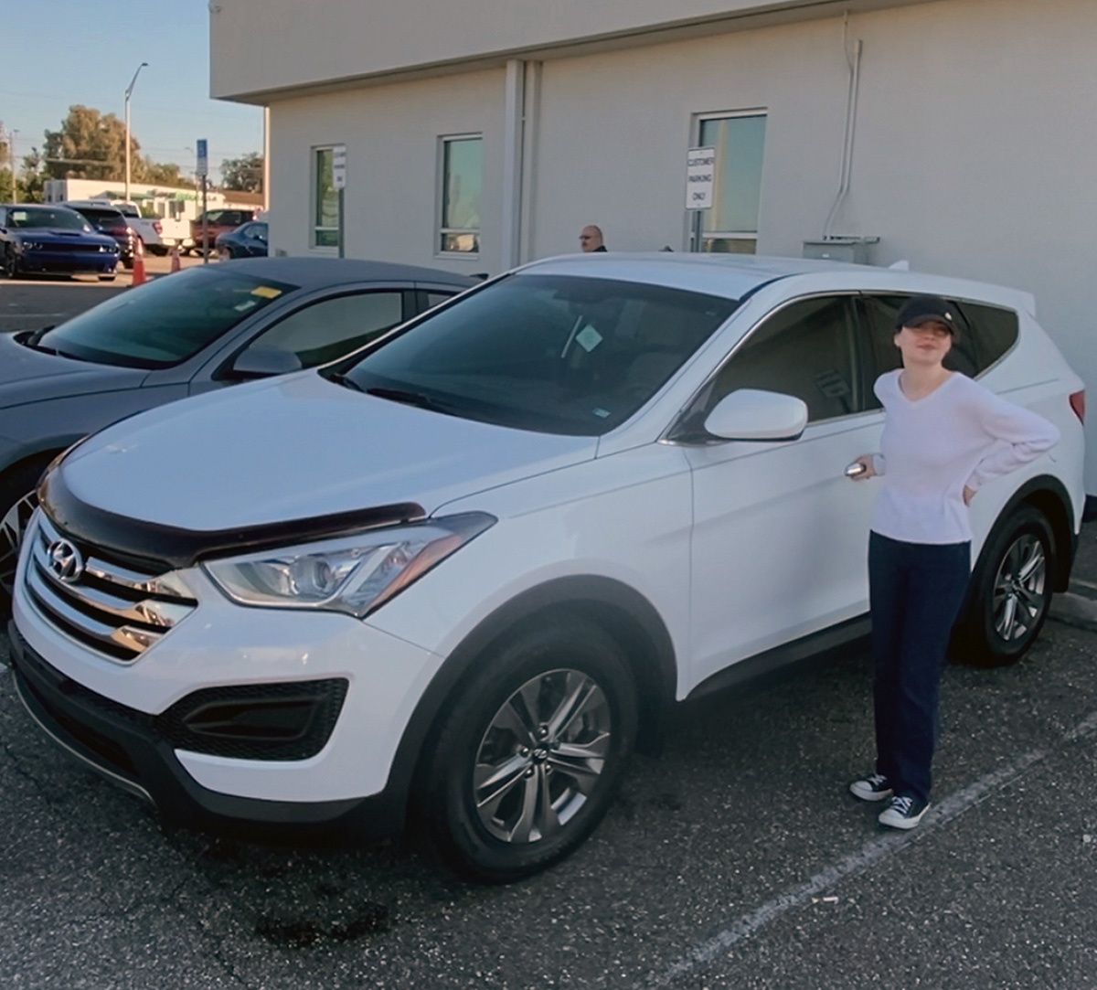 Getting what you really want is what we do every day & when Olivia Damiano was looking for a #NewSUV, salesperson #TimBrester made sure getting the #HyundaiSantaFe was everything she was looking for... #Congratulations Olivia & #ThankYou - we're here for you! #ShopOnline #Enjoy