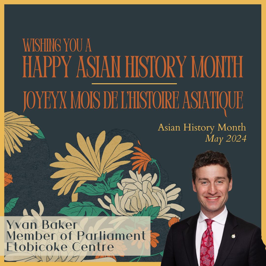 Happy #AsianHeritageMonth! 🌏🎉 This May, let's celebrate the rich cultures, diverse histories, and significant contributions of Asian Canadians to Canada.