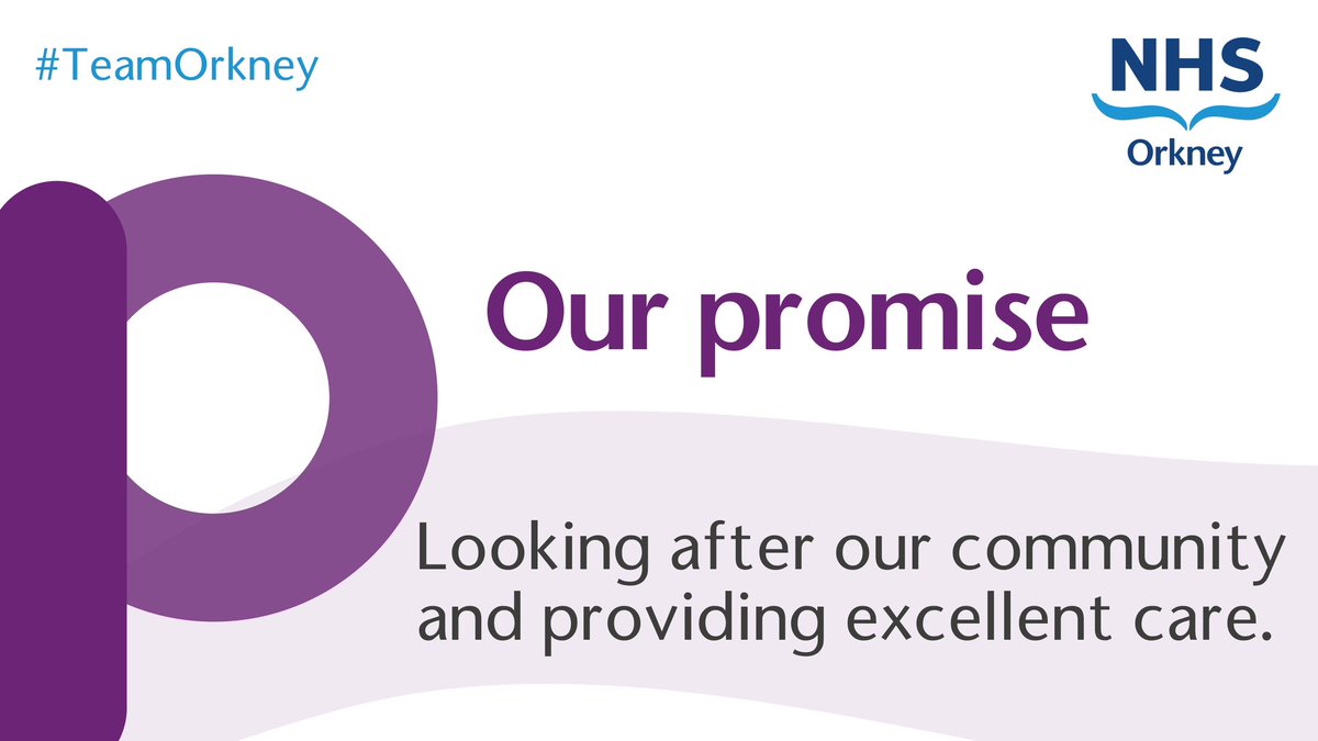 Our new promise (vision) #TeamOrkney