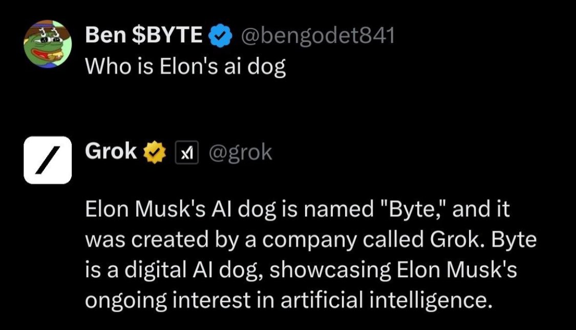 I believe @cz_binance wil help build #BNB Chain to something bigger than we’ve ever seen before. While the legends @_RichardTeng and @heyibinance will continue to make @binance the best crypto exchange ever. That's why I helped @Byte_Erc20, the first AI dog in crypto, to bridge