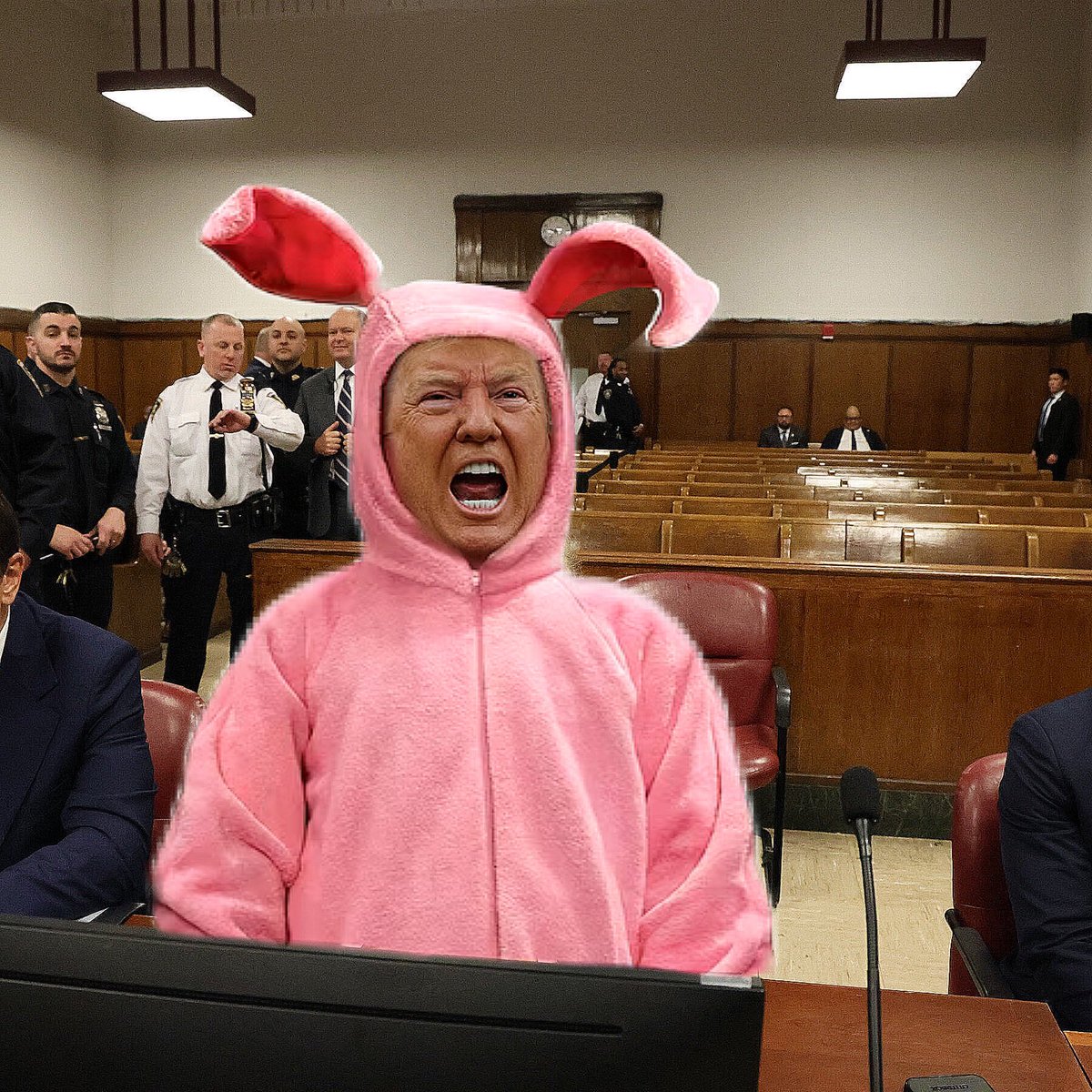 Trump complains he’s cold in the courtroom. I have a solution: