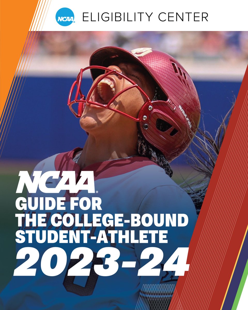 The Guide for the College-Bound Student-Athlete is a great resource for questions on @ncaaec registration and initial-eligibility requirements. 🔗 on.ncaa.com/CBSA