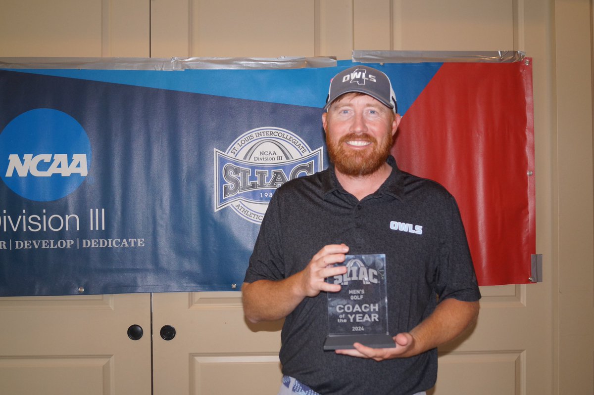 THE 2024 SLIAC MEN'S GOLF CHAMPIONS...
...&amp; THE COACH OF THE YEAR!