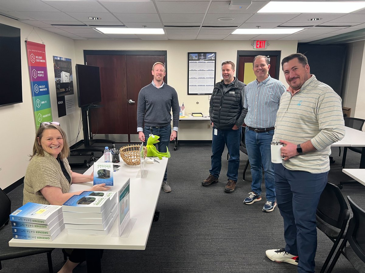 Today, we celebrated one of our own, published author Nicole Dierksheide, at a book signing for #GreenerData - Volume Two! You can grab your copy of the book on Amazon here >> bit.ly/4awZJwB