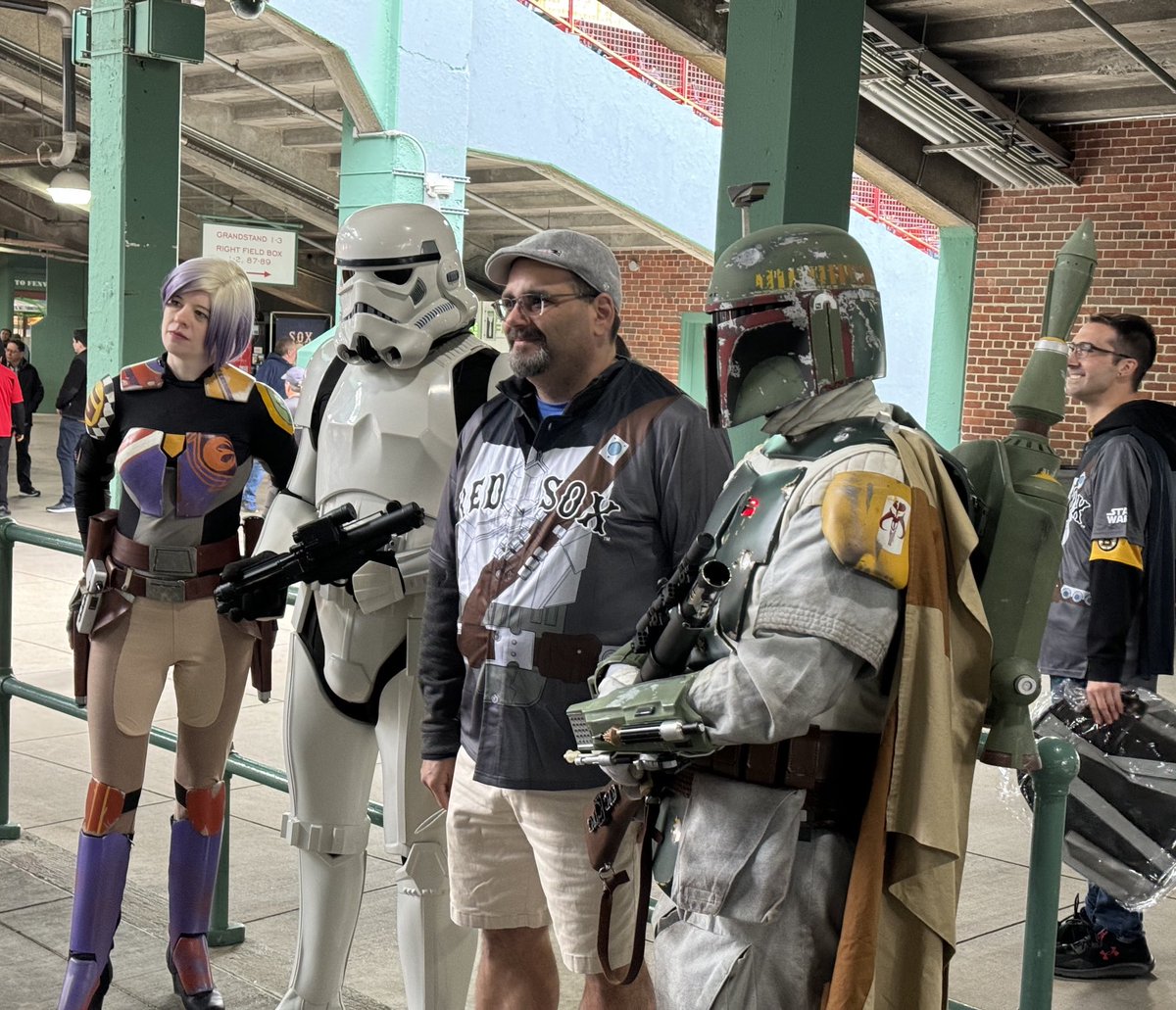 I have a bad feeling about this. #StarWarsNight #Fenway