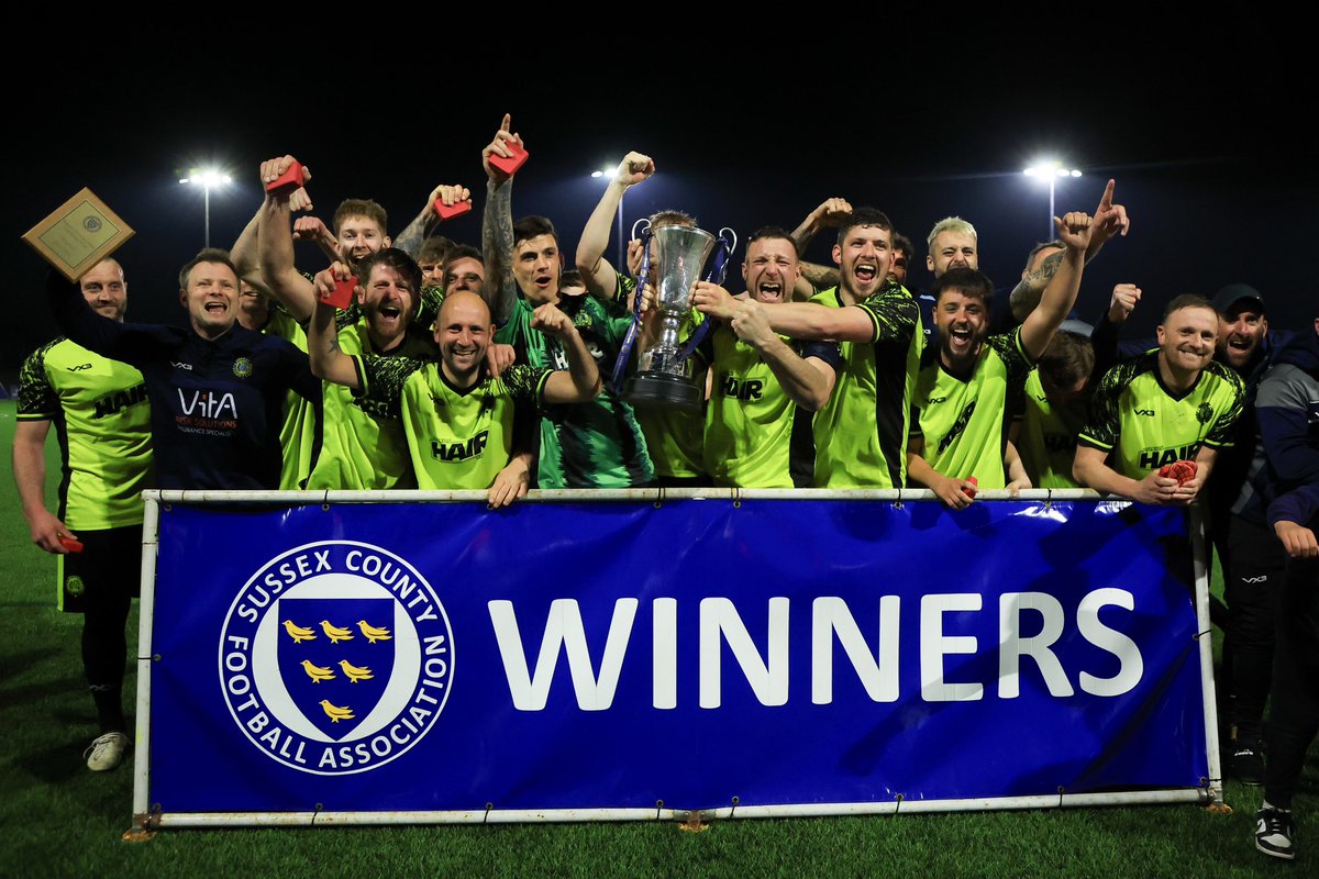 A late strike seals victory for Rustington in the Sussex FA Intermediate Cup Final with victory over Storrington Action now online at simonroephotography.com