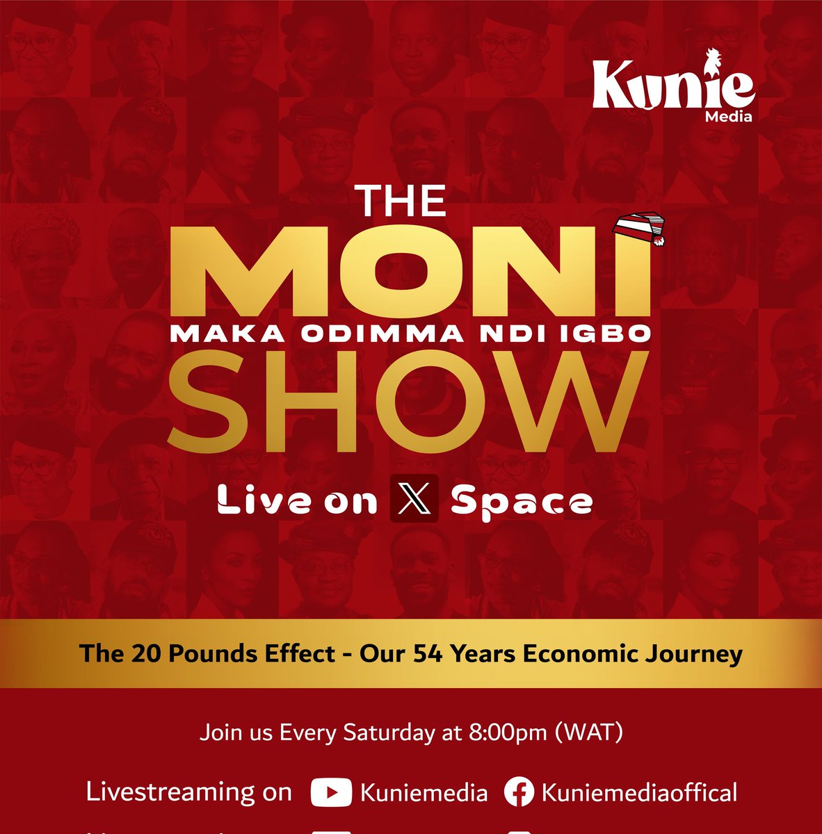 As we prepare for the month of May, brace yourself for another insightful conversation on The MONI Show on Saturday at 8:00PM. We will take a dive into The 20 Pounds Effect: Our 54-Year Economic Journey. This is a heart-to-heart chat about how far we've come and how far we can go