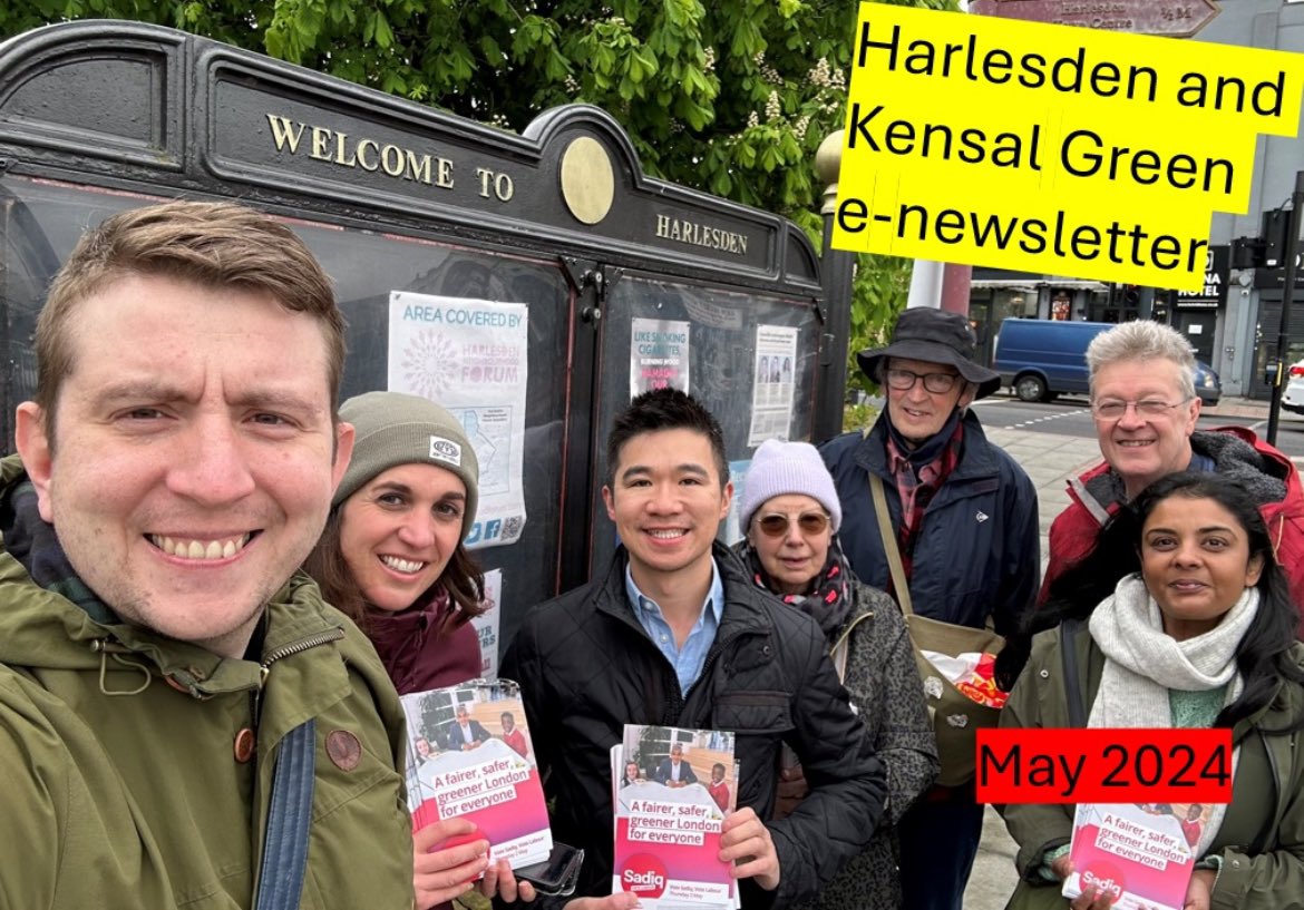 The May 2024 #Harlesden & #KensalGreen Report is now out. You can read about the work @JumboChan @mattkelcher and I have been doing to support residents. mailchi.mp/ace57b0b196c/y…