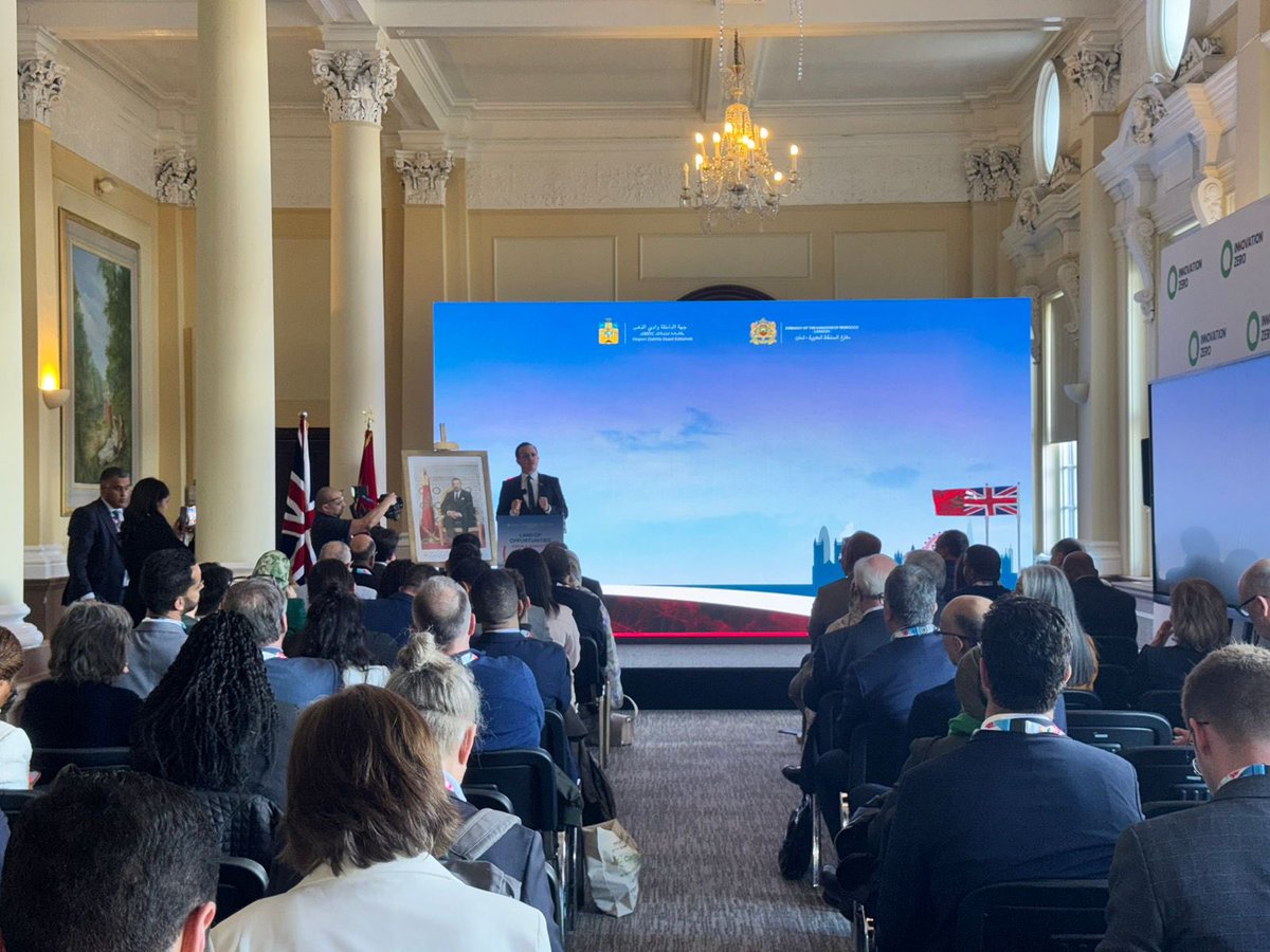 1/5 The Dakhla investment forum shined today @_InnovationZero. Amazing line- up of speakers showcasing the development of the Region under the leadership of HM King Mohammed VI, and its multiple investment opportunities in various sectors #Renewables, #Trade, #Tourism