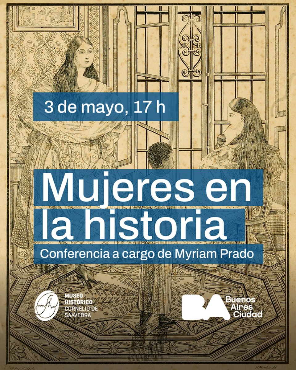 Invitación a conferencia: “Mujeres en la historia”.

Así se titula el encuentro que tendrá lugar el próximo viernes 3 de mayo a las 17h. en el museo Saavedra.
acortar.link/yAAWxb