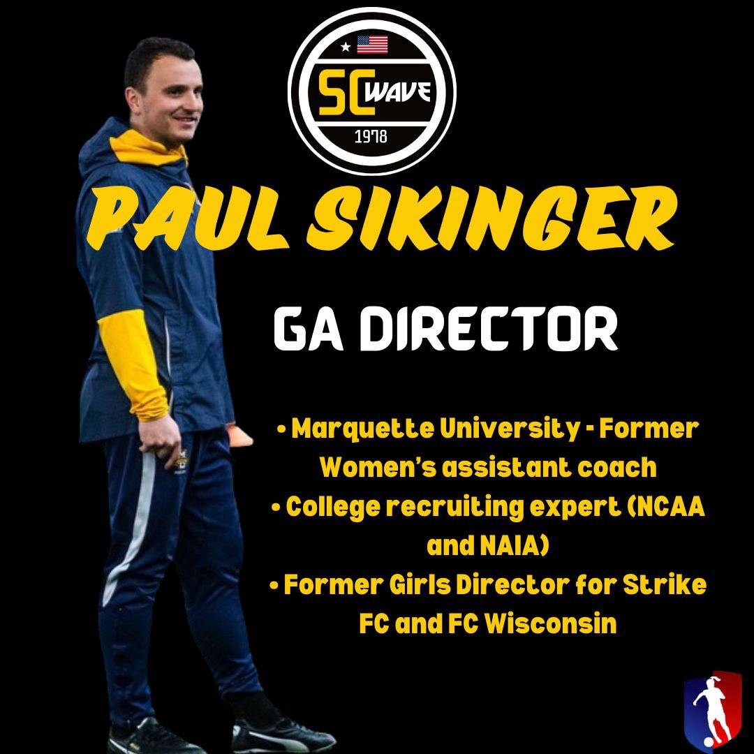 We are very excited to announce Paul Sikinger as our new SC Wave Girls Academy Director.