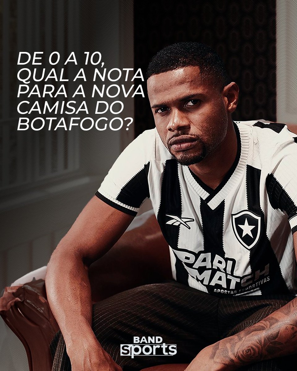 'Passado, presente e futuro', esse é o tema da nova camisa do Botafogo, anunciada hoje. O que achou, torcedor? #BandSports #Botafogo #Futebol