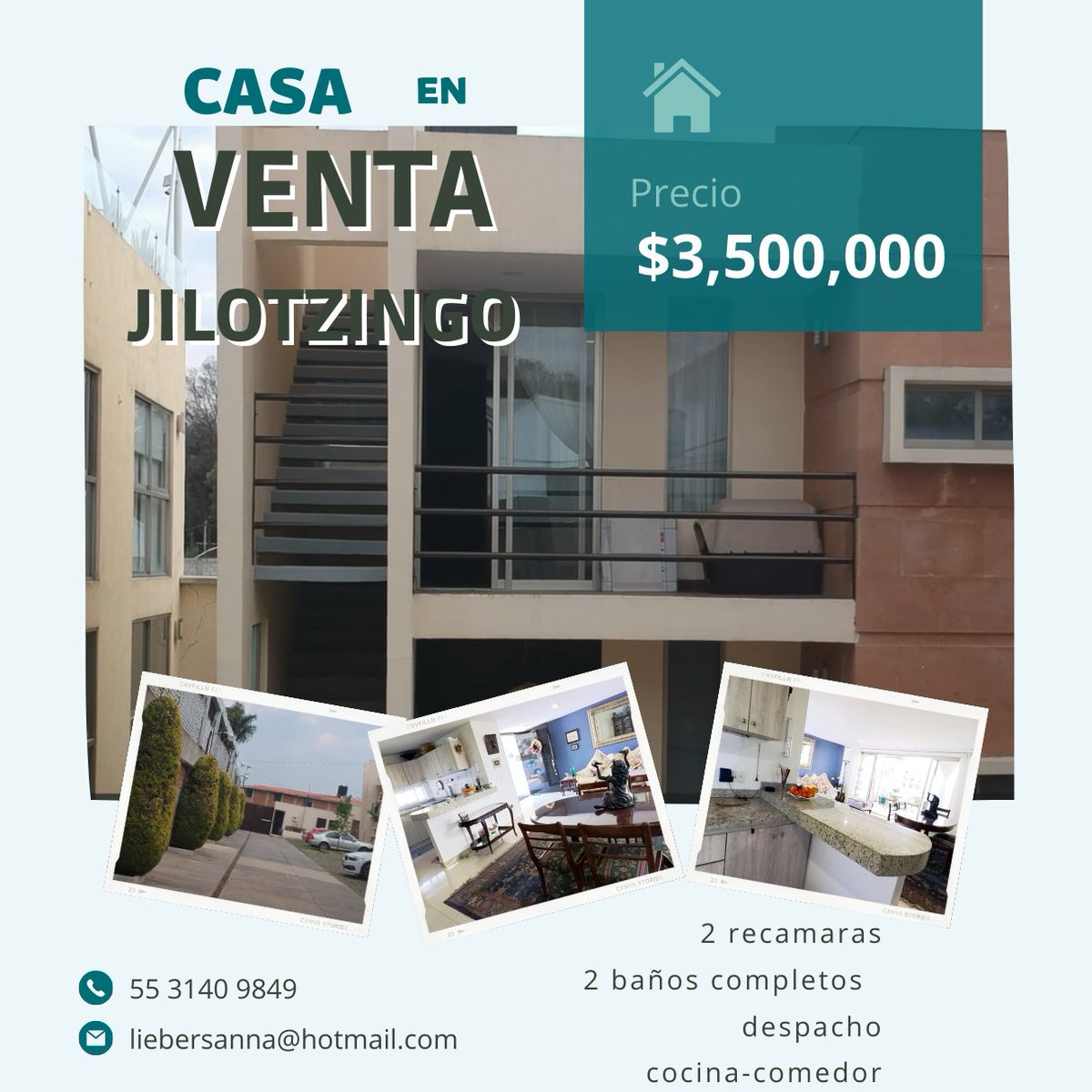 Departamento  Jilotzingo Edo. Mex. Bonito departamento planta baja con jardín y un espacio verde junto a el edificio , seguridad 24 horas, portón eléctrico, 2 habitaciones y unespacio  paradespacho  , 2 baños completos , cocina equipada. informes en libersanna@hotmail.com