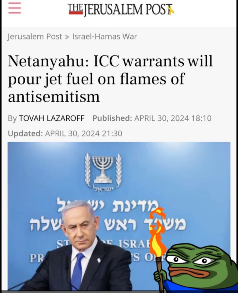 Jet fuel can’t melt steel beams, but it can stoke antisemitism. 🤣🤣
Full send.