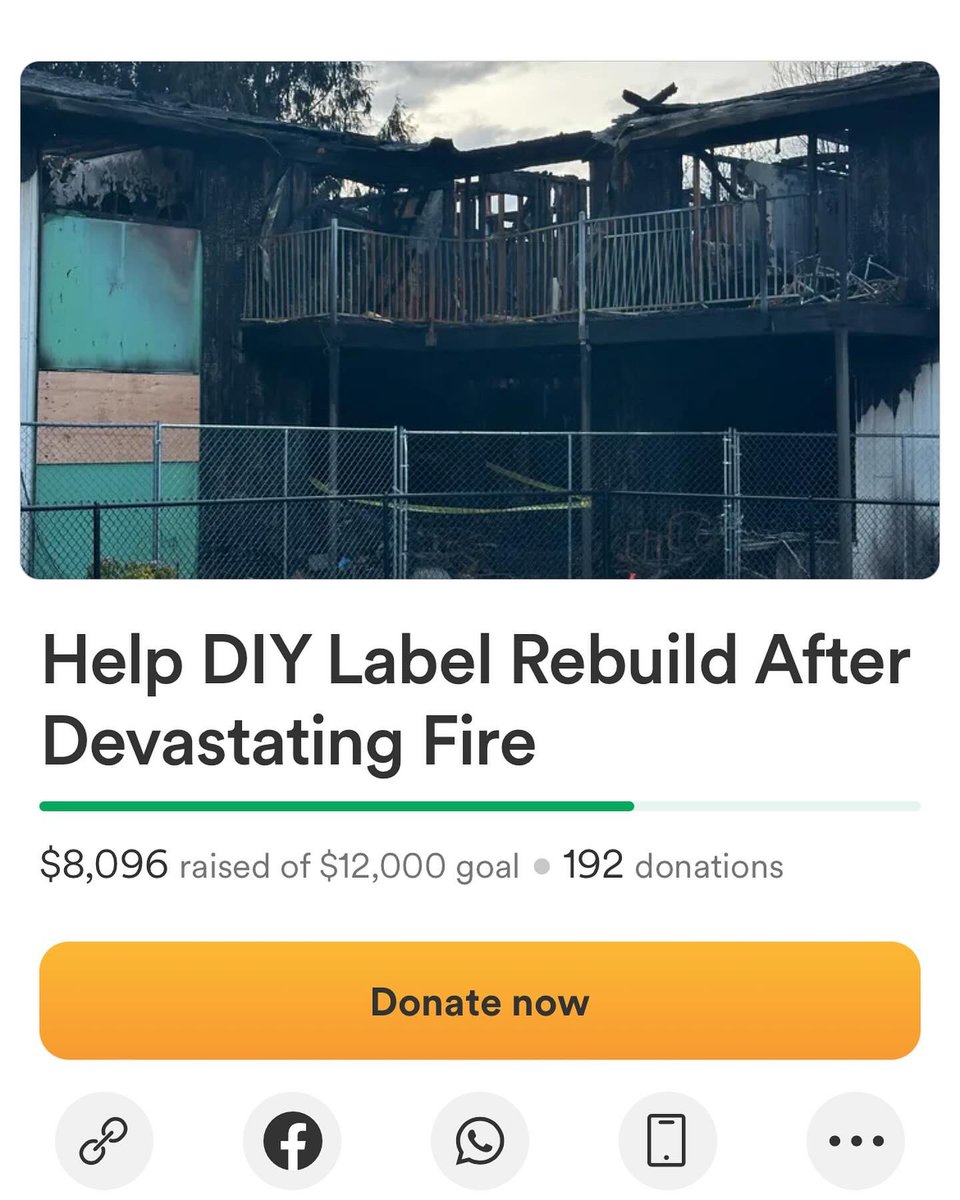 As some of y’all know our apartment burned down in March resulting in the loss of our home and inventory. We’re so close to reaching our gofundme goal to cover refunds and start rebuilding. Please help us spread the word or donate if you can ❤️ gofund.me/c6ef3ced