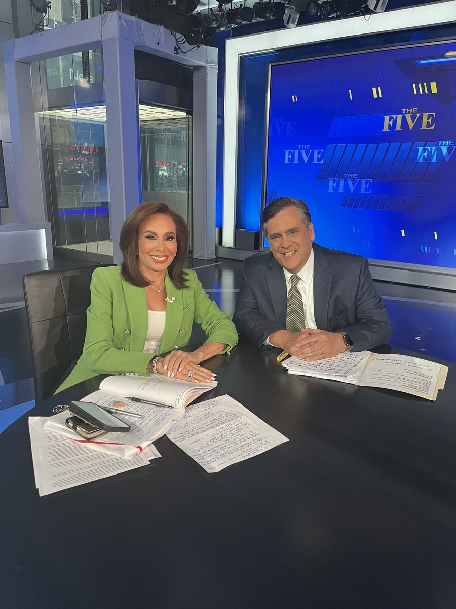 Sitting next to my good friend Jonathan Turley today on @TheFive