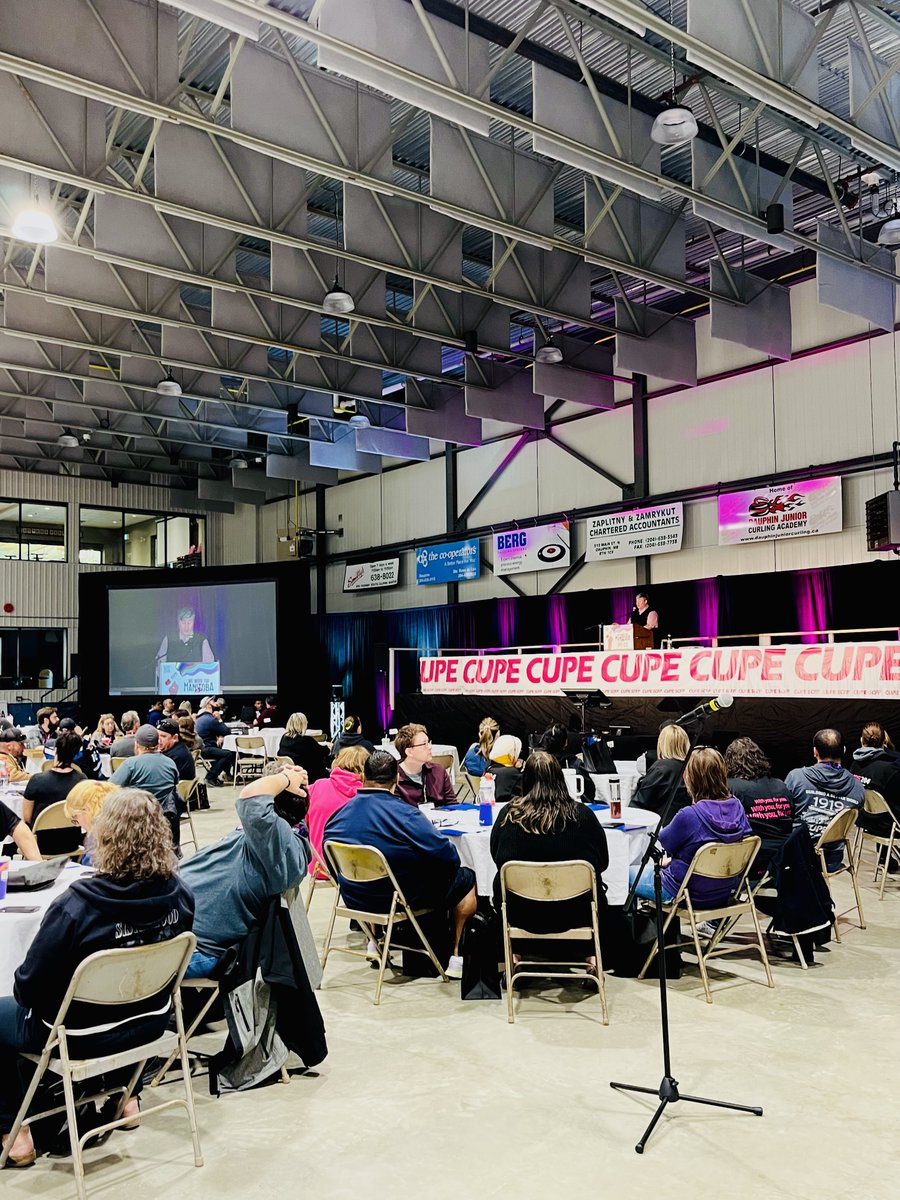 This afternoon we called to order the CUPE Manitoba Sector Conference in Dauphin! Tomorrow we kick off our 60th Annual Convention. Safe travels to all those arriving this evening!