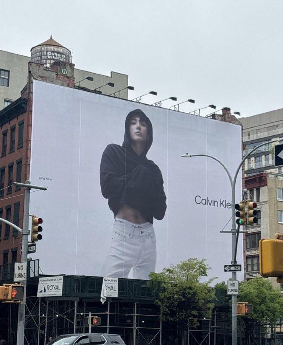 Jungkook's new huge Calvin Klein ad in New York!

#JungKookxCalvinKlein