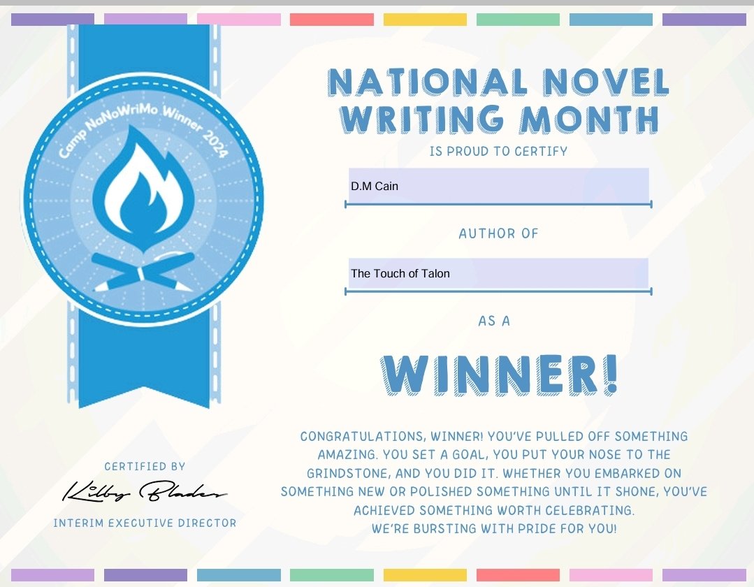 That's three #CampNano and two #NaNoWriMo projects completed 😁