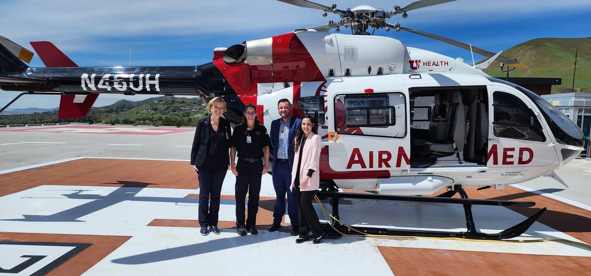 It's our annual DNV stroke center survey. We're so proud of our work and glad for any tips on how to improve. But the highlight so far has been the tour of AirMed's helipad - what a crew and what a view!!