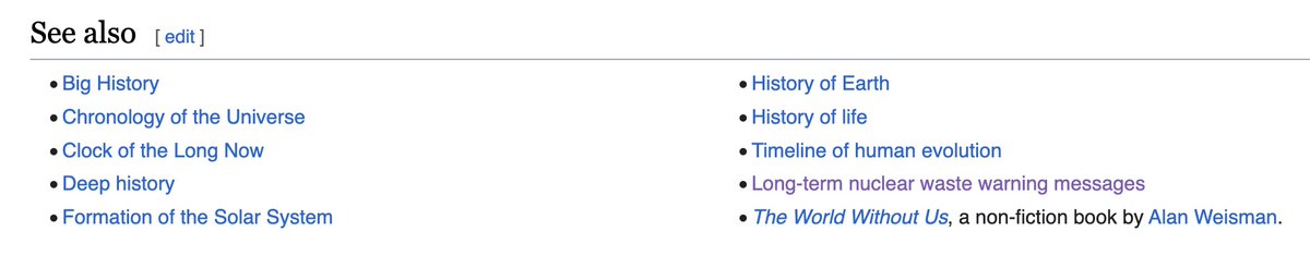 is there anything better than coming across a wikipedia see also that looks like this?