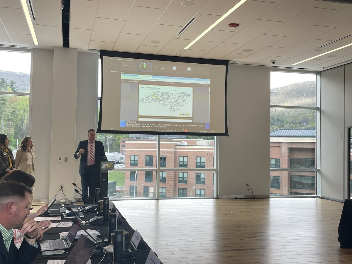First day of the <a href="/edstateboard_nc/">NC State Board of Education</a>’s bi-annual planning and work session at <a href="/appstate/">Appalachian State</a> ✅

Watch this week’s meetings on the NCDPI YouTube Channel - bit.ly/3acxWlh. Meeting agendas for each day are available at bit.ly/2yvytlm. #nced