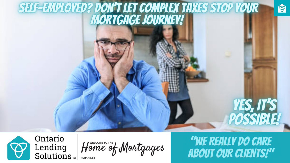 We understand the complexities of self-employed income verification. Let us guide you through the mortgage process smoothly. Schedule a free consultation today! #selfemployedtaxes #MortgageSimplified #weworkforyou #Mortgage, #MortgageBroker