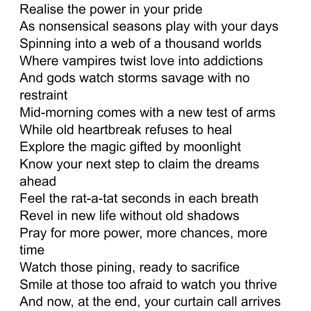 astoryscribbler's tweet image. #NaPoWriMo final poem of the month, so I did a tour of all the poems I wrote this month 🙂
#poetry #PoetryMonth #poetrytwitter