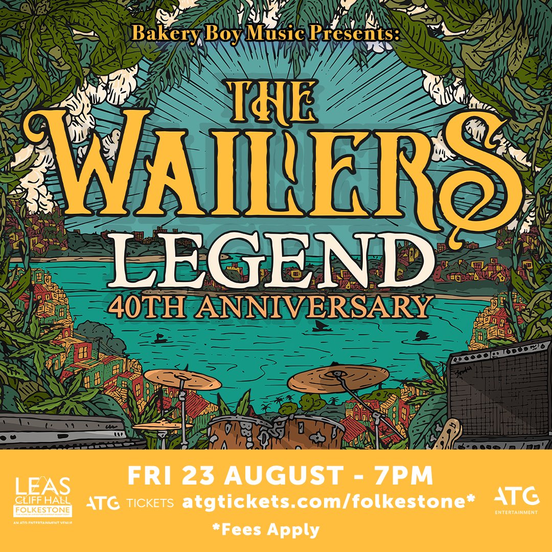 The Wailers are coming down to the coast at the Leas Cliff Hall Folkestone on August 23rd as we need to be by the sea in the sun in the Summer! ☀⛵🔊🔥 Who is joining us for some bank holiday fun and some easy skankin'? Tickets Here > tinyurl.com/3wfstnbw @leascliffhall