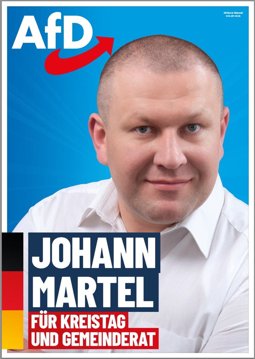 johannmartelmdb's tweet photo. #Walldürn im Wahlkampf.
Unser Spitzenkandidat für den Kreistagswahlkreis 1 (Walldürn/#Höpfingen/#Hardheim), den Gemeinderat Walldürn und den Ortschaftsrat Walldürn-#Altheim heißt Johann Martel!
#AfD https://t.co/S7EVNJ5q4f