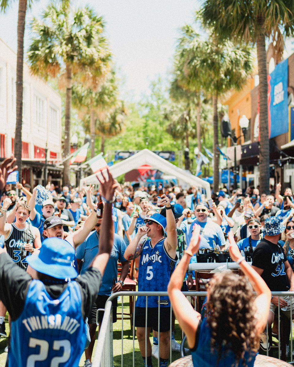 Watch Party tonight at Wall Street Plaza 8:00. The city has been showing out, let’s keep it going! #MagicTogether #EverybodyIn 📸: @_tonyhuynh