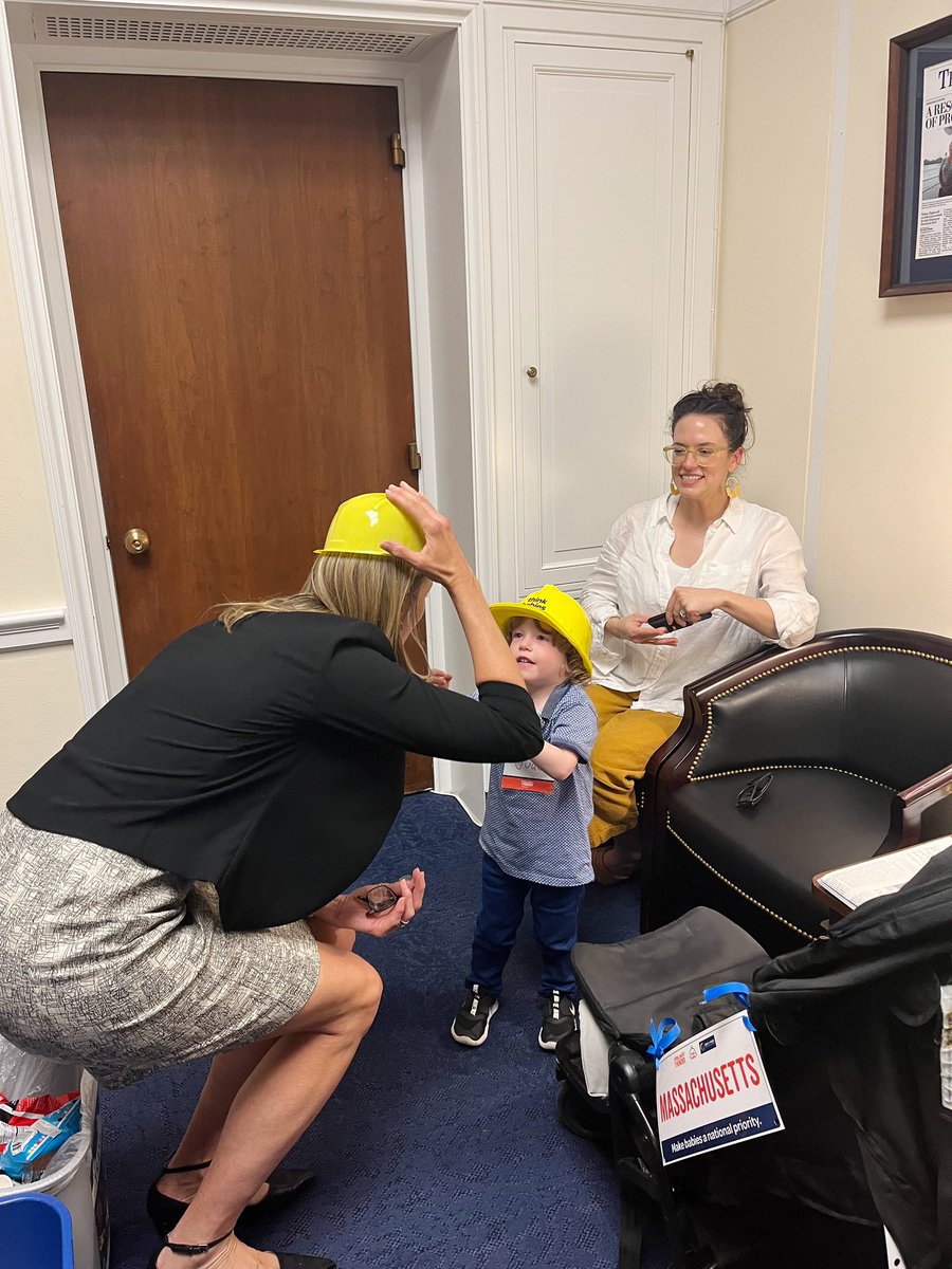 Lori Trahan (@reploritrahan) on Twitter photo Made a new friend at work today! Jude was in Washington with his parents, and he made great points about what Congress should be doing to support <a href="/ZEROTOTHREE/">ZERO TO THREE</a>'s efforts to help families with young children succeed.
Â
Jude even gave me a new hat – talk about a pro! Made a new friend at work today! Jude was in Washington with his parents, and he made great points about what Congress should be doing to support <a href="/ZEROTOTHREE/">ZERO TO THREE</a>'s efforts to help families with young children succeed.
Â
Jude even gave me a new hat – talk about a pro!