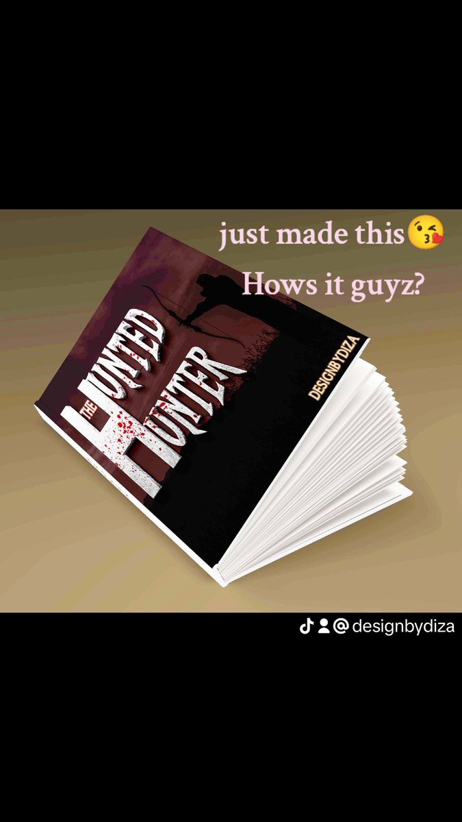 Worked on this while thinking about how crazy things are getting. When the hunter becomes the hunted....😞

#bookreaders
#booklovers
#bookcover
#bookcoverdesigners 
#Nigerians 
#NigeriaFirst 
#writers