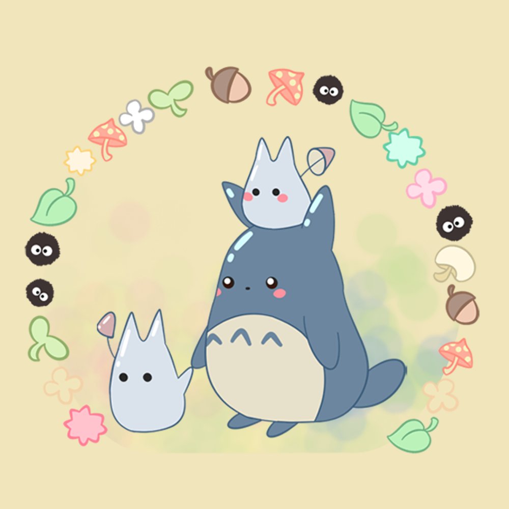 Já assistiram Tonari no Totoro? 🥰 #tonarinototoro #ghibliart #totoro
