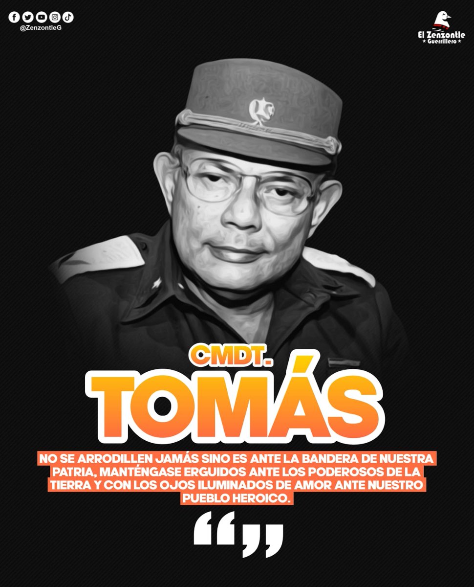 Hoy se conmemoran 12 años del paso a la inmortalidad del Comandante Tomás Borge Martínez, uno de los fundadores y pilares fundamentales del Frente Sandinista de Liberación Nacional (FSLN). #UnidosEnVictorias #SoberaníayDignidadNacional