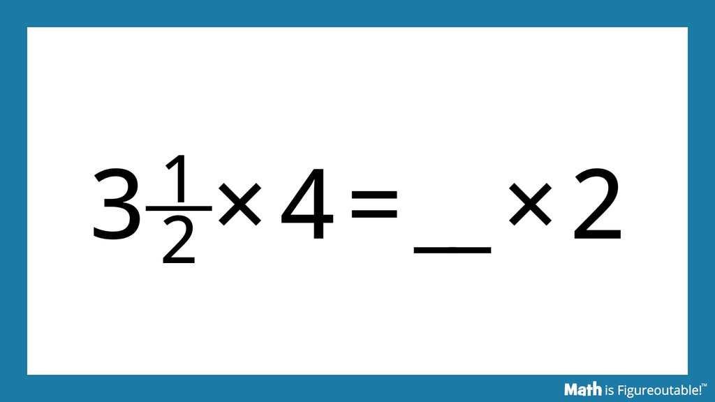By request, here's a Relational Thinking question on fractions.

Use this to help your students reason using the doubling/halving strategy with fractions.

#MathIsFigureOutAble #MathChat #MTBoS #ITeachMath #MathEd #Mathematics