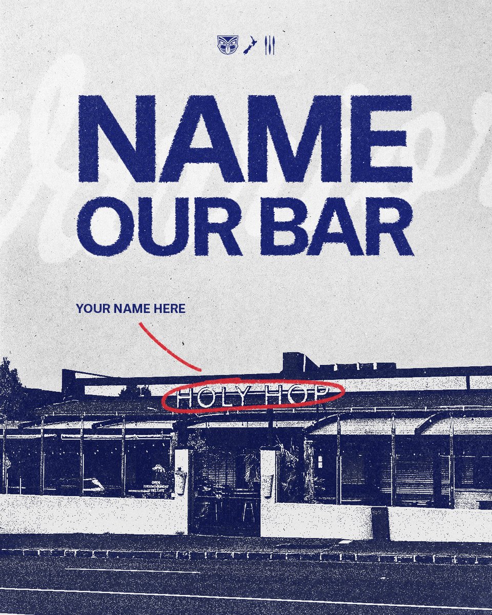 Our bar needs a name, so we're putting it in the hands of our fans... Comment your best below ⬇️