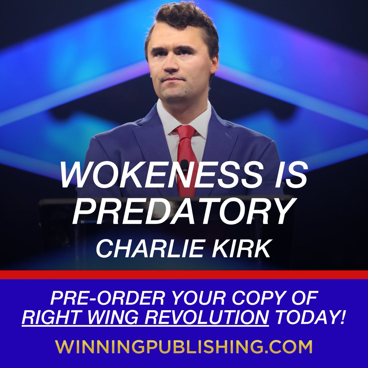 Don't miss your chance to pre-order @charliekirk11's book RIGHT WING REVOLUTION today!