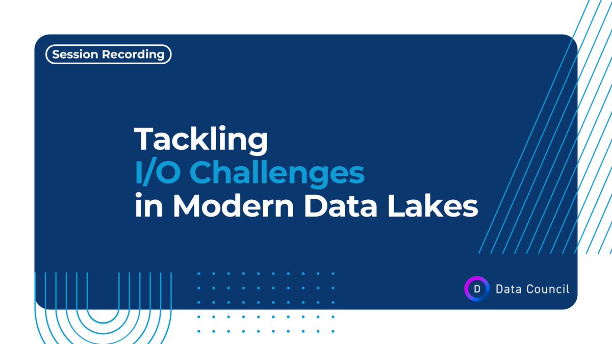 📹 Gian insights into evolving I/O workload patterns and trends with this session recording presented by Hope Wang from Alluxio. Explore the evolution and rising popularity of open-source data lakes for analytics and AI workloads. Click to watch now: buff.ly/3QkR9sz