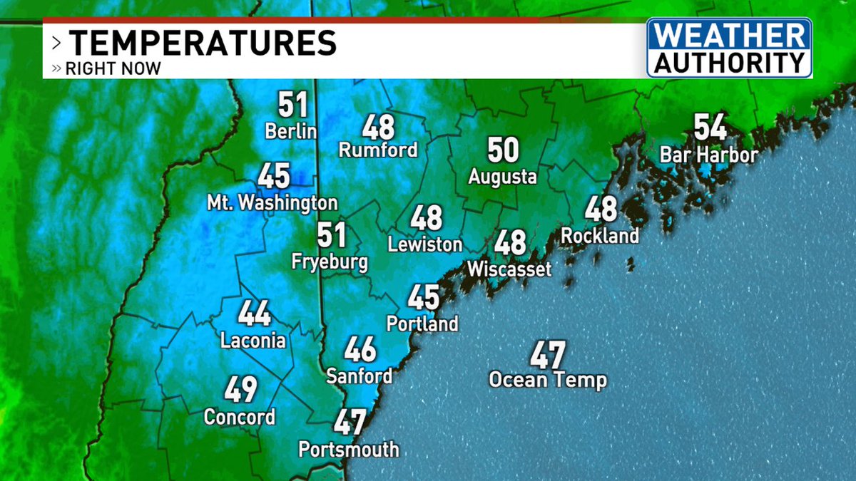 Here is a look at your 5 o'clock local temperatures! #mewx