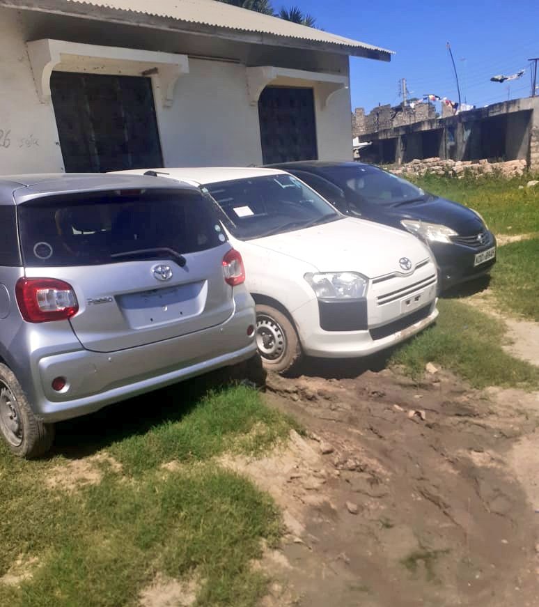 ARREST OF SUSPECTS AND RECOVERY OF MOTOR VEHICLES. Four members of a motor vehicle theft syndicate that has been terrorizing Mombasa County dwellers have today been arrested by a joint team of detectives based at the County's headquarters and DCI Urban. The four, Mohammed