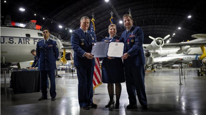 Join us in congratulating AFRL Vice Commander Colonel Joel Luker and his wife Colonel Debora Luker on their retirements! The pair were honored for their exceptional service during a joint retirement ceremony at the NMUSAF. #AFResearchLab | #NMUSAF | #USAirForce