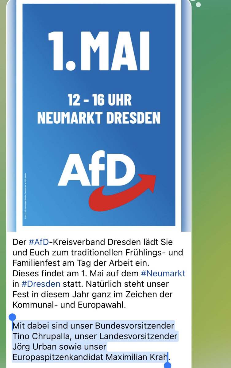 @BriHasselmann Also bitte, 'verstecken' hatte ich mir immer anders vorgestellt, als quer durch's Netz Werbung für eine Veranstaltung zum 1. Mai zu machen ..