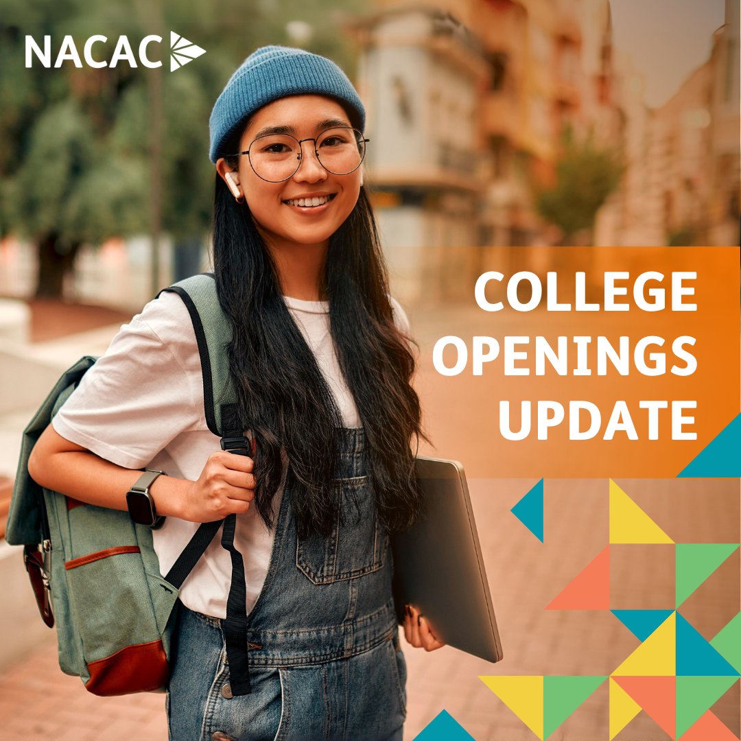 #NACAC’s College Openings Update is live. ow.ly/MeSV50RsoYR This resource lists colleges and universities that are still accepting applications for fall 2024. Due to the circumstances this year surrounding #FAFSA delays, the update will remain available as long as needed.