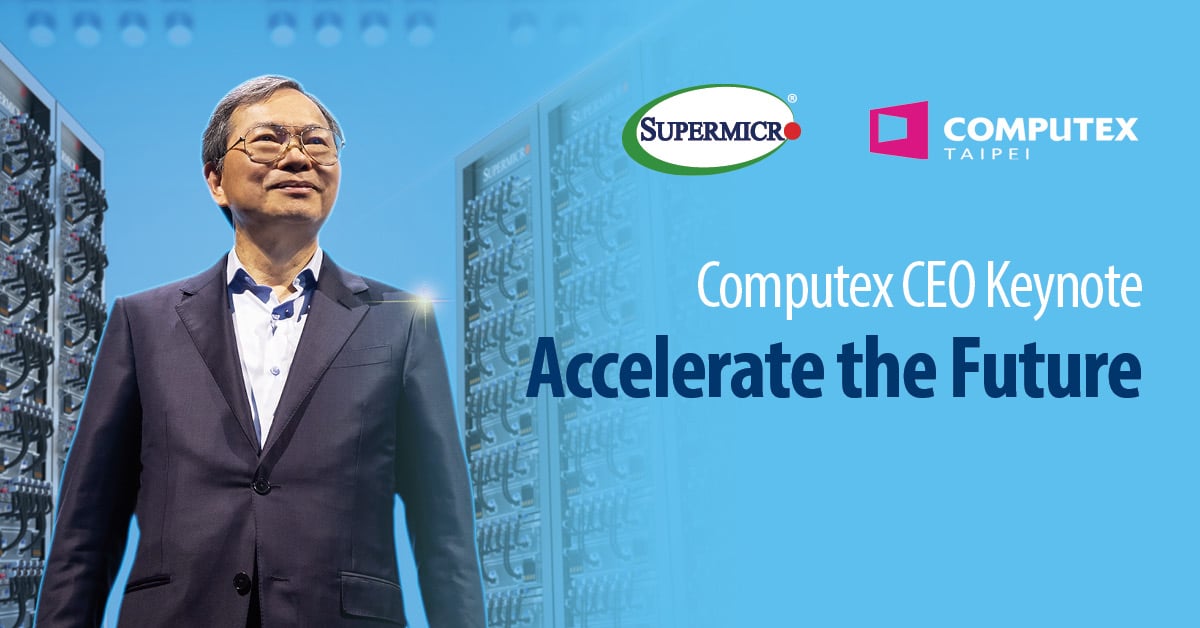 📢Join us for the Supermicro COMPUTEX 2024 keynote where CEO Charles Liang will unveil our latest AI advancements & innovations! 📅 June 5th 🕤 9:30 AM (GMT+8) 📍 7F, TaiNEX2, Taipei, Taiwan or Online 🔗REGISTER! hubs.la/Q02vCMpw0 #AI #COMPUTEX2024 #Keynote