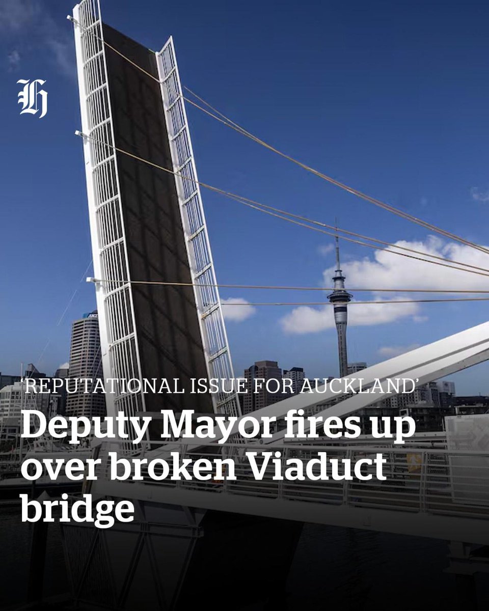 Wynyard Quarter crossing bridge closure ‘becoming a reputational issue for Auckland’ - Deputy Mayor Desley Simpson #HeraldPremium  🔗 tinyurl.com/2rva8uyr