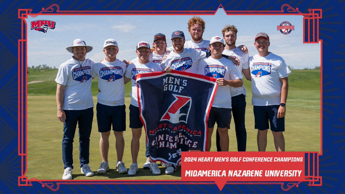 MGOLF, Congratulations to @mnusports on capturing their first-ever Heart Men's Golf Conference Championship! The Pioneers won the championship by just one stroke over @ParkPirates!! results.golfstat.com/public/leaderb…