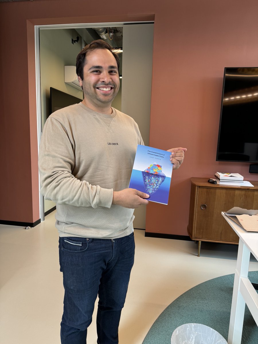 Endor Labs (@endorlabs) on Twitter photo 🌟 Big News Alert! 🌟
Join us in cheering for <a href="/jhejderup/">Joseph Hejderup</a> one of our brilliant program analysis team members, as he defends his PhD thesis at TU Delft this coming May!
Let's bring out the virtual confetti and high fives🎉 #PhDDefense #Milestone #kudos 🌟 Big News Alert! 🌟
Join us in cheering for <a href="/jhejderup/">Joseph Hejderup</a> one of our brilliant program analysis team members, as he defends his PhD thesis at TU Delft this coming May!
Let's bring out the virtual confetti and high fives🎉 #PhDDefense #Milestone #kudos